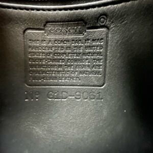 Vintage Authen Coach Saddlebag